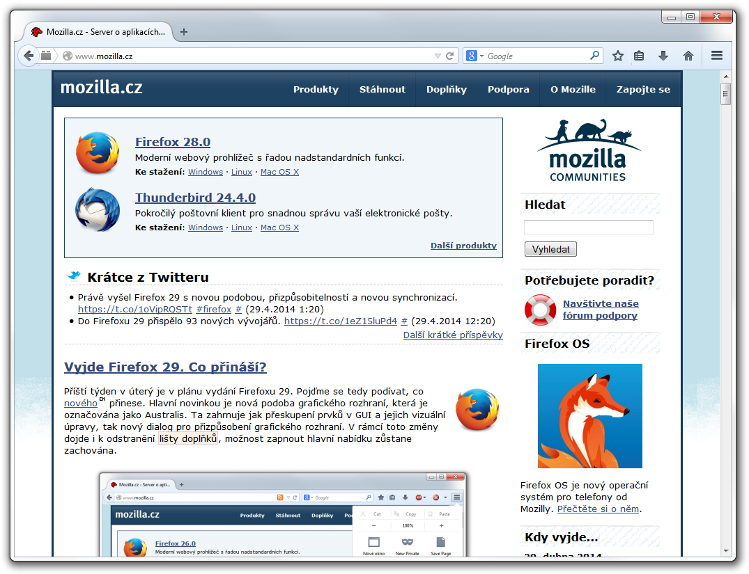 Firefox 29