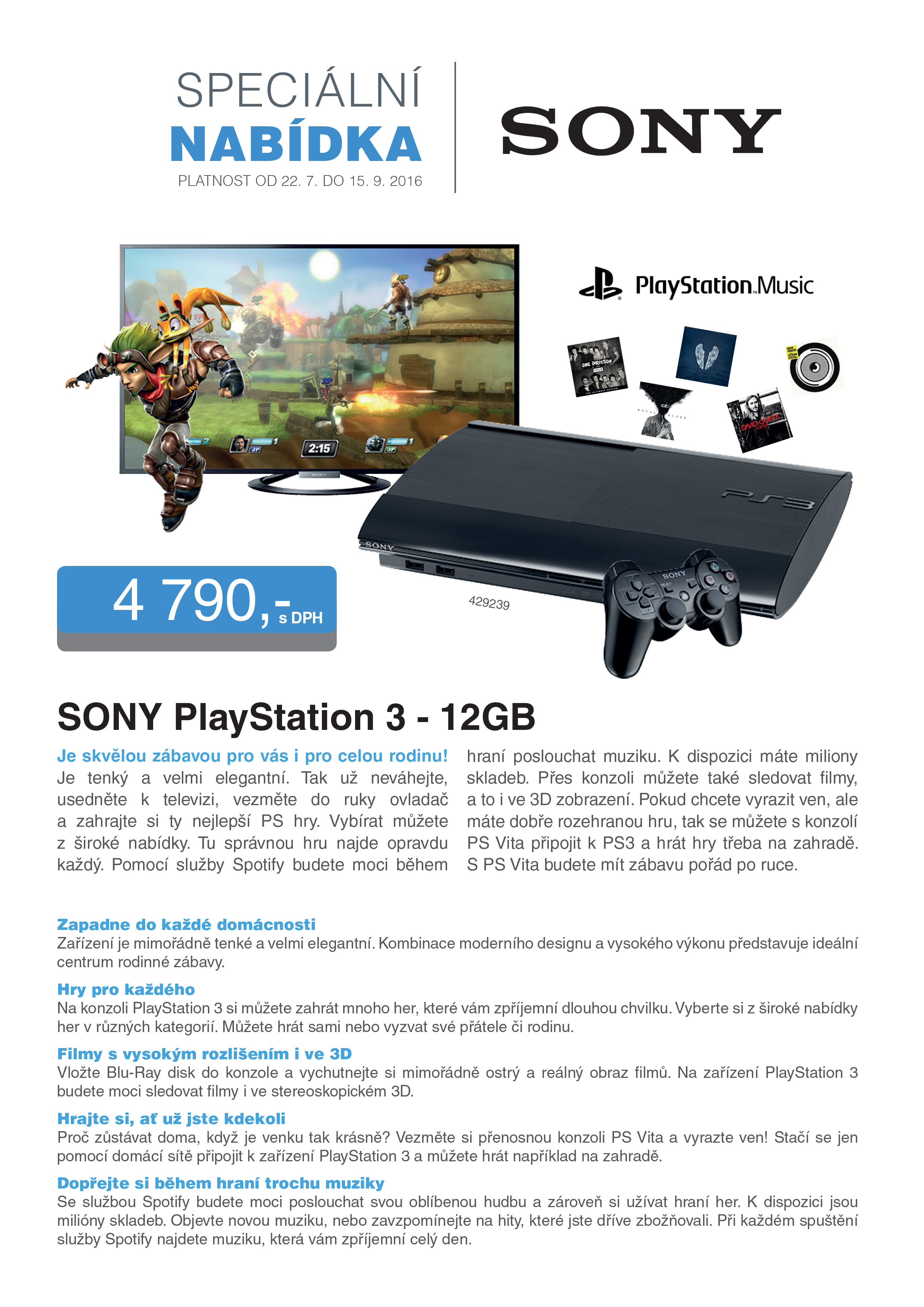 sony červenec