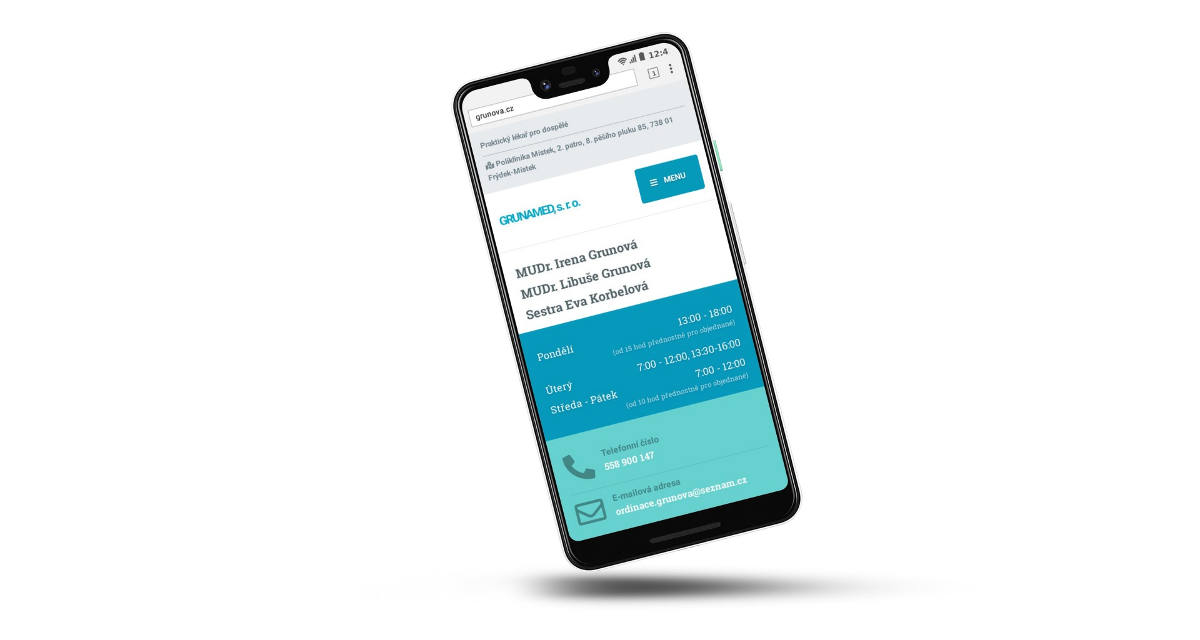 grunovaweb mobile