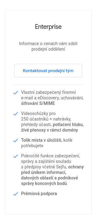 google workspace enterprise
