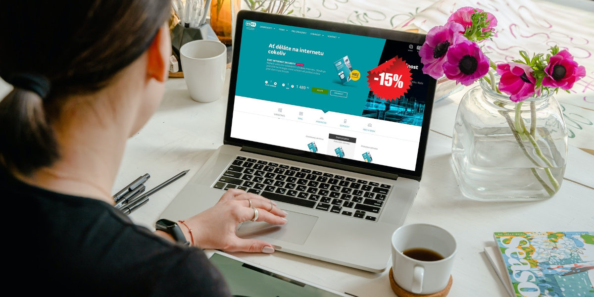 15% sleva na produkty ESET pro domácnosti