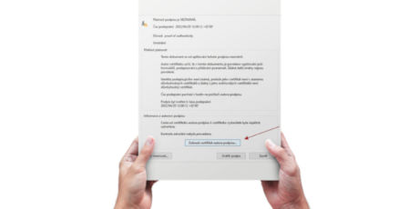 Neznámá platnost elektronického podpisu 