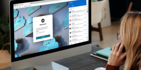 Multitasking s aplikací Outlook v novém postranním panelu prohlížeče Microsoft Edge