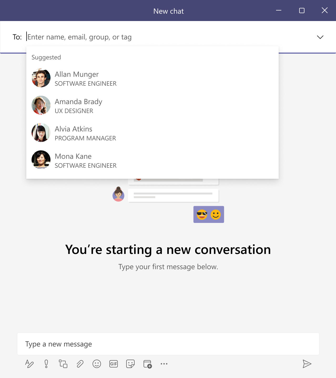 People recommendations