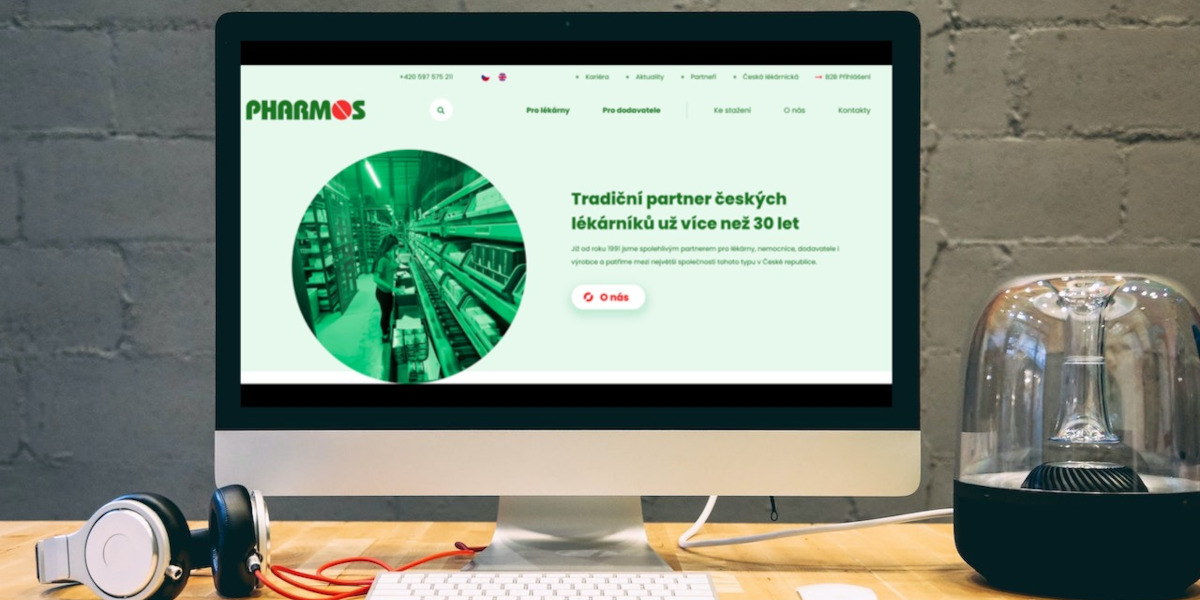 Nový web pharmos.cz